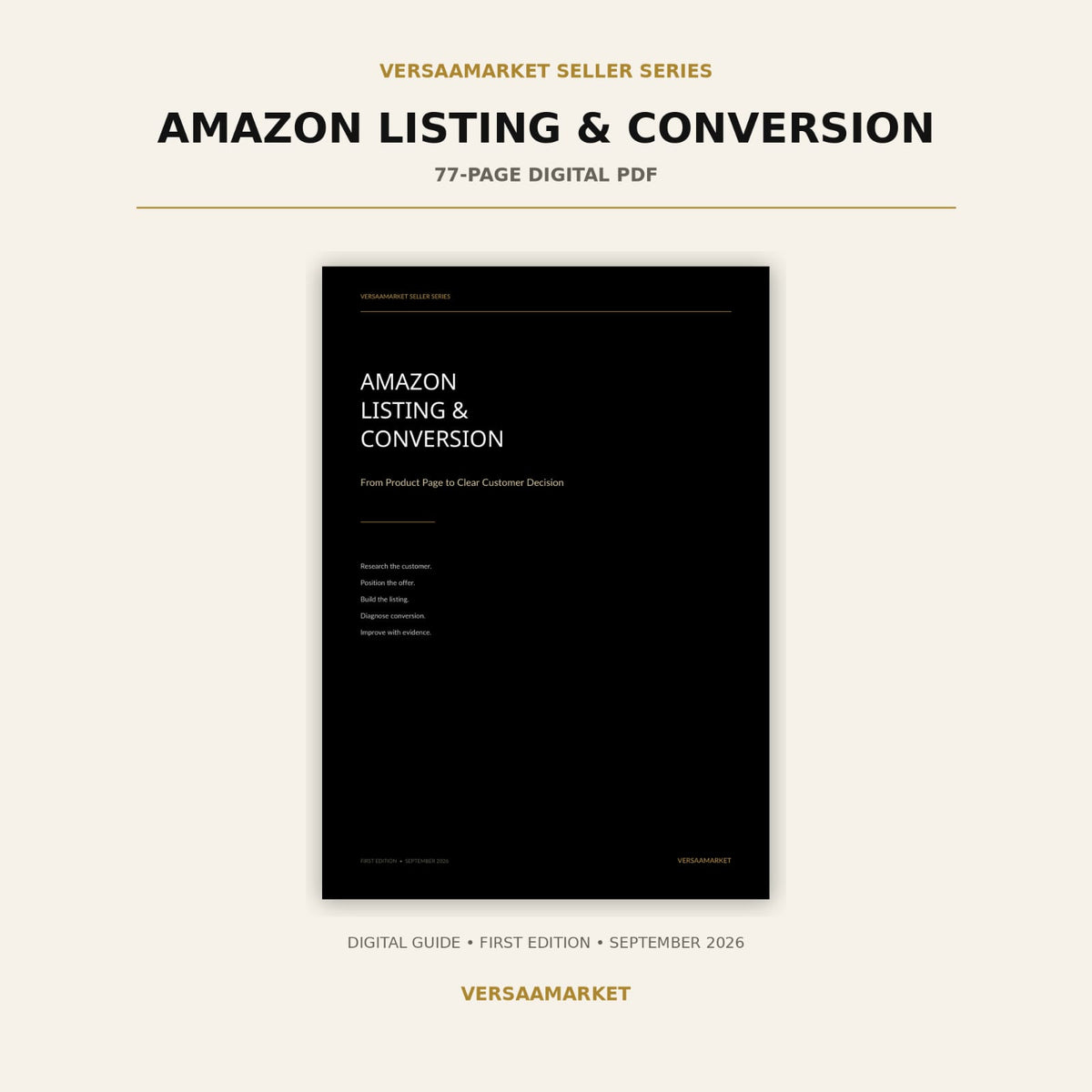 Amazon Listing & Conversion Guide