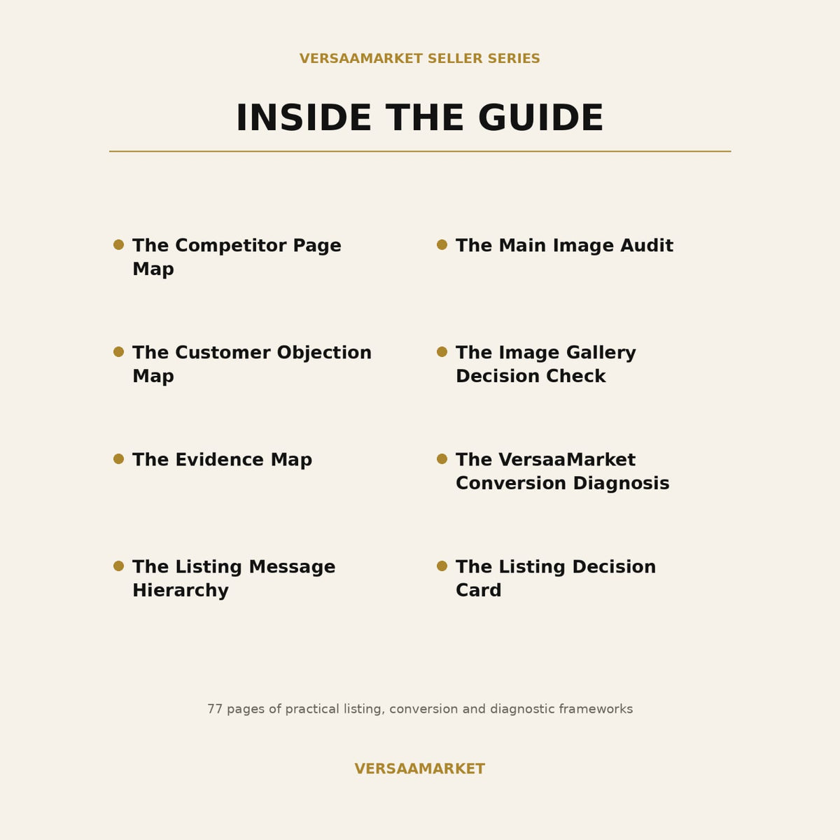Amazon Listing & Conversion Guide