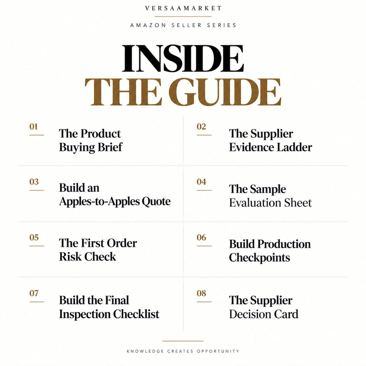 Product Sourcing Guide